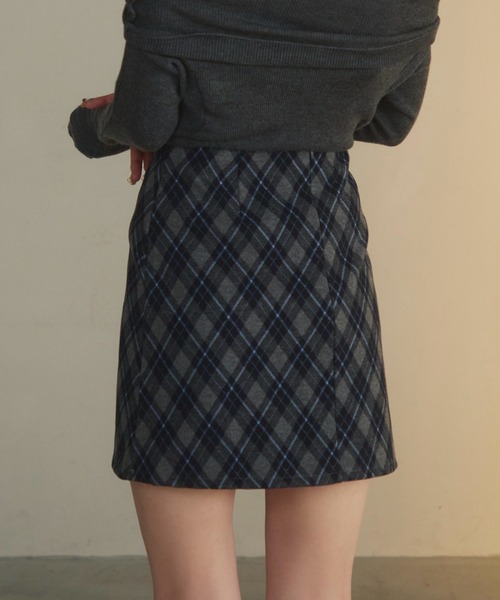 TITTY＆CO.（ティティーアンドコー） スカート チェック柄タイト