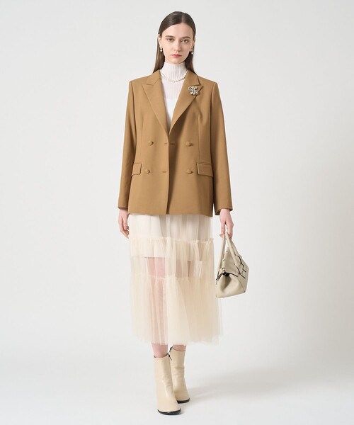 ANAYI（アナイ） スカート チュールティアード スカート : ZOZOTOWN