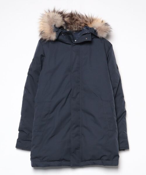 Pyrenex 「Pyrenex」 刺繍ダウンコート S ネイビー メンズ : ZOZOTOWN