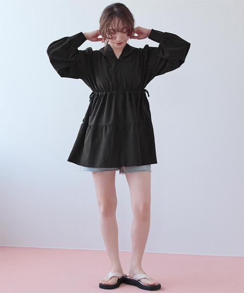 SEA DRESS（シードレス） ラッシュガード フード付ティアードジップ