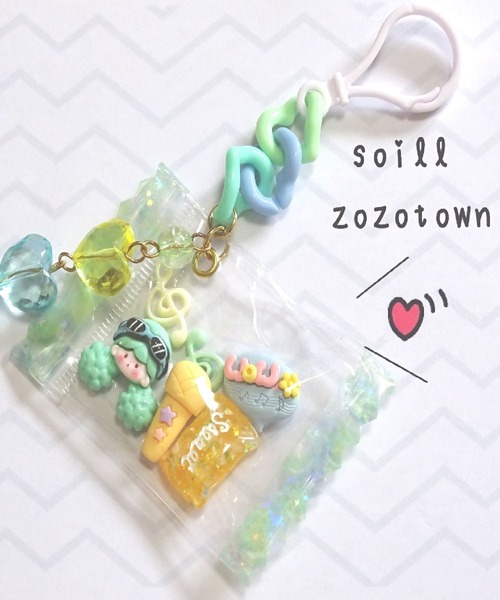 TONE（トネ） キーホルダー 「soill」韓国風の詰めこみキャンディー