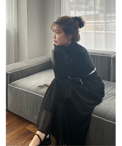 Mila Owen（ミラオーウェン） ロングスカート 1 ブラック レディース