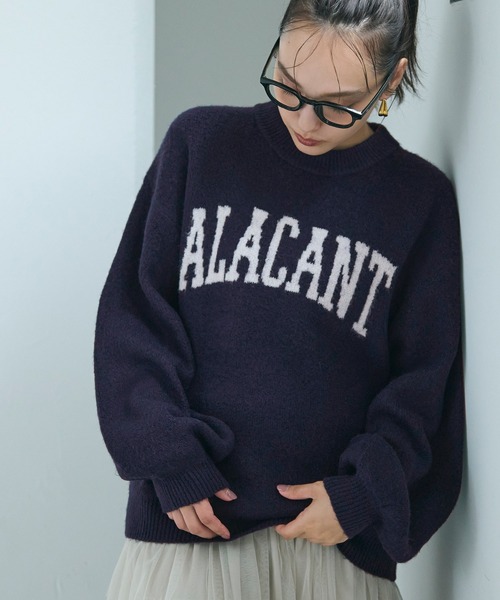 coca（コカ） ニット セーター アソートロゴニットトップス レディース