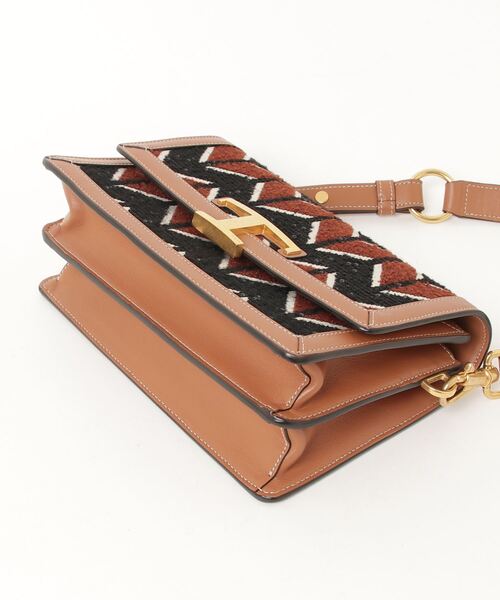 TOD'S（トッズ） Tタイムレス ファブリック＆レザー トートバッグ