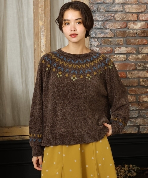 Jocomomola（ホコモモラ） ニット セーター Hilo molle ニットプル