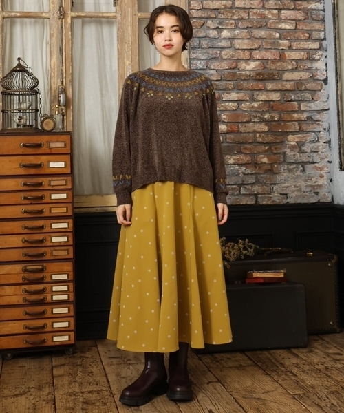 Jocomomola（ホコモモラ） ニット セーター Hilo molle ニットプル