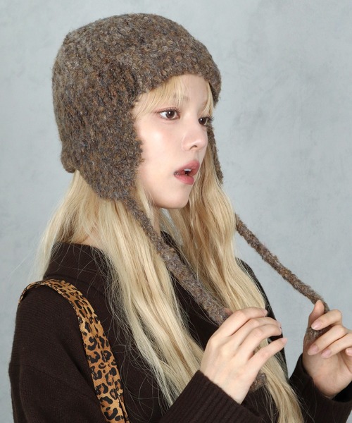 BARELY BLUE ニット帽 ニットキャップ 「 BARELY BLUE / ベアリー