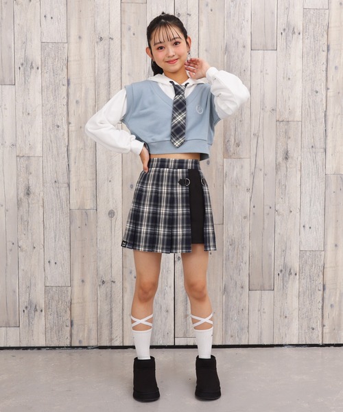 バーバリーキッズスカート 未使用近 美品 ノバチェック ベージュ140