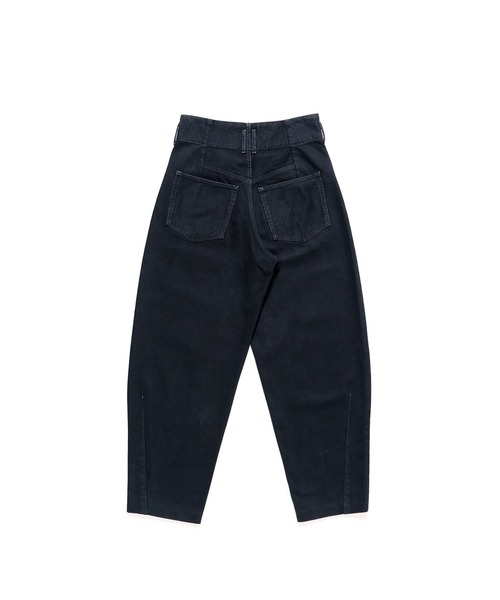 TANAKA（タナカ） ジーンズ TAPERED JEAN TROUSERS OVERDYE BLACK