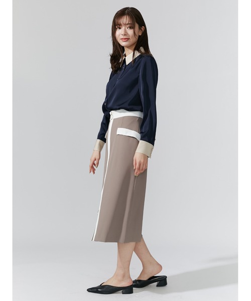 「TONAL」 長袖ブラウス 38 ホワイト レディース_画像5