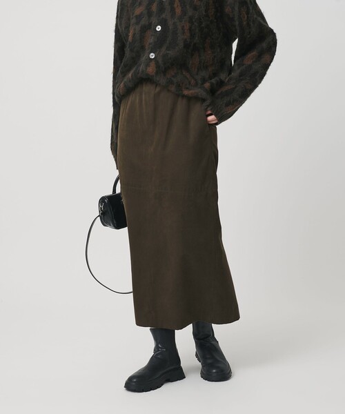 BEAUTY＆YOUTH UNITED ARROWS スカート スエードライク Iライン