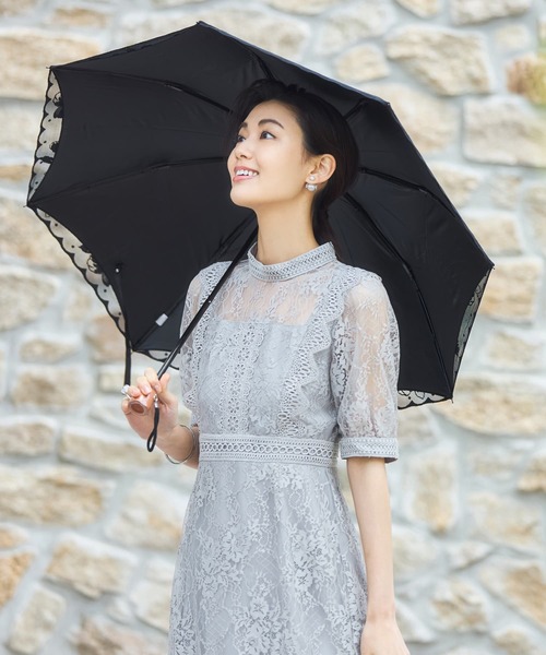 「DRESS PLUS」 半袖ワンピース S ブラウン レディース_画像6