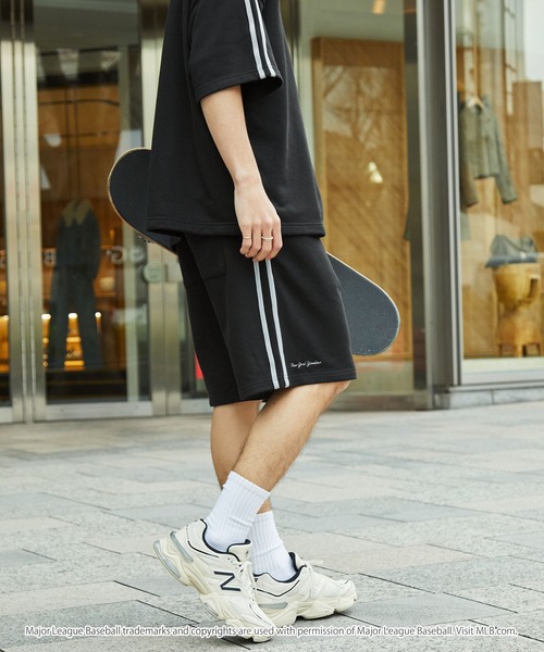 BASEBALL SHIRT SWEAT SHORTS セットアップ MLB 「MLB」 セットアップ X-LARGE スミクロ メンズ : ZOZOTOWN Yahoo