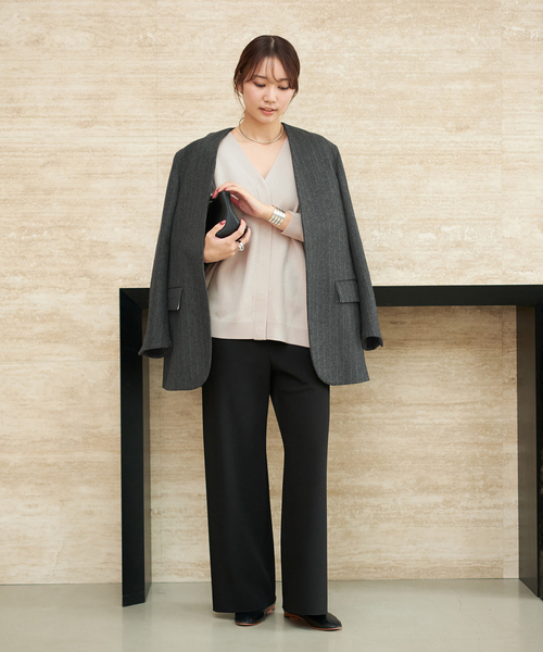 plage（プラージュ） ジャケット ノーカラージャケット R'IAM メルトン