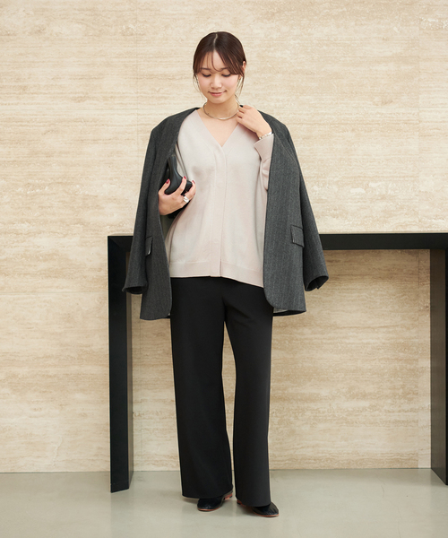 plage（プラージュ） ジャケット ノーカラージャケット R'IAM メルトン