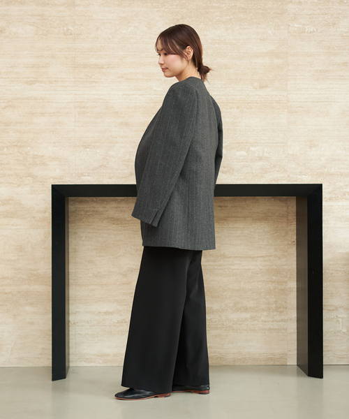 【専用】一度のみ着用　R'IAM シェイプノーカラージャケット　plage R'IAM シェイプノーカラージャケット（ノーカラージャケット）｜Plage