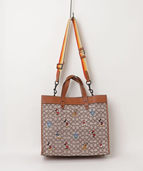 COACH（コーチ） 2WAYバッグ「Disneyコラボ」 - ブラウン レディース