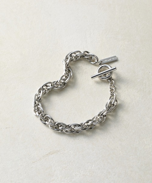 スペランツァスクリュー Pt850 ツイストチェーンブレスレット 22cm スペランツァスクリュー Pt850 ツイストチェーンブレスレット 22cm