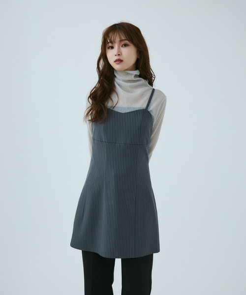 「MIEL CRISHUNANT」 長袖カットソー FREE シルバー レディース_画像2