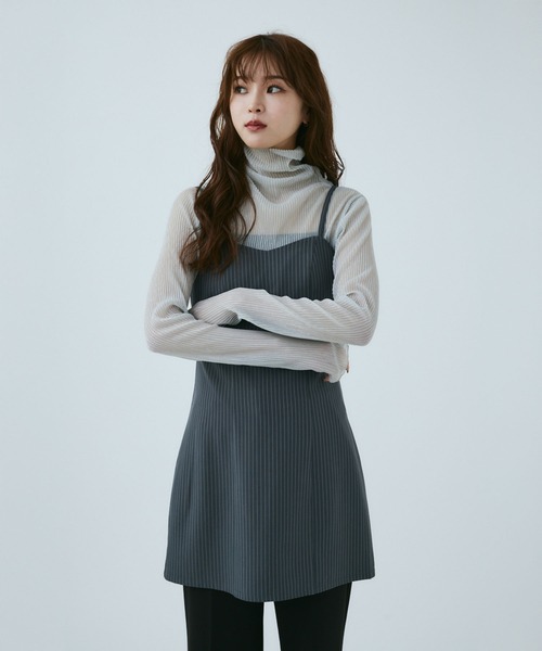 「MIEL CRISHUNANT」 長袖カットソー FREE シルバー レディース_画像3