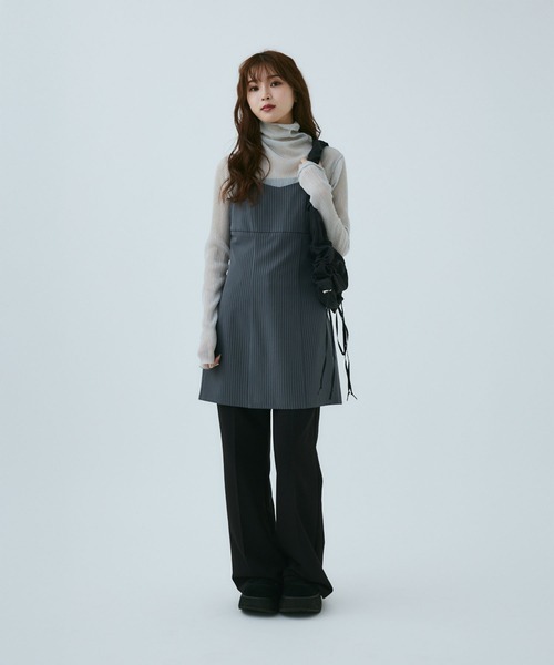 「MIEL CRISHUNANT」 長袖カットソー FREE シルバー レディース_画像4