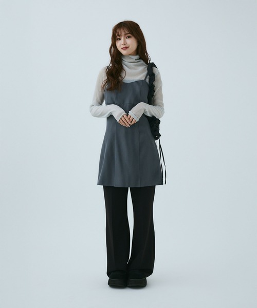 「MIEL CRISHUNANT」 長袖カットソー FREE シルバー レディース_画像5