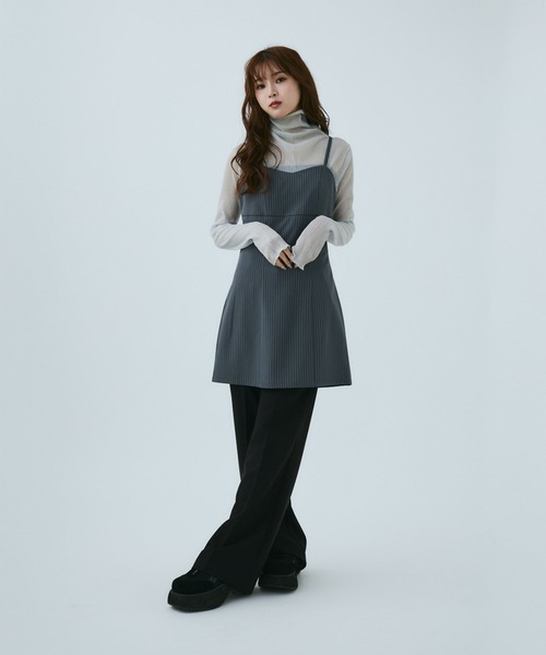 「MIEL CRISHUNANT」 長袖カットソー FREE シルバー レディース_画像6