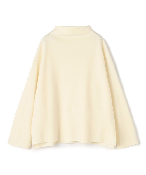 極美品、定価22680円、ギャルリーヴィー ウール ビルドネックプルオーバー GALERIE VIE（ギャルリー ヴィー） tシャツ ウールミルドスムース