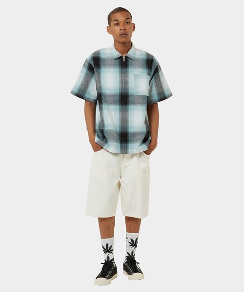 「HUF」 半袖シャツ X-LARGE グリーン メンズ_画像8