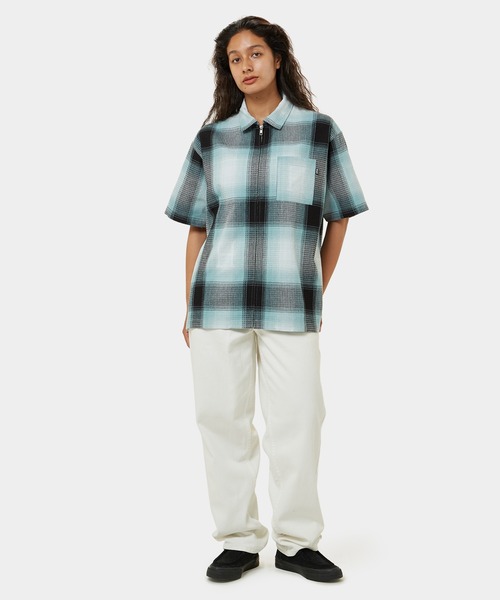「HUF」 半袖シャツ X-LARGE グリーン メンズ_画像9