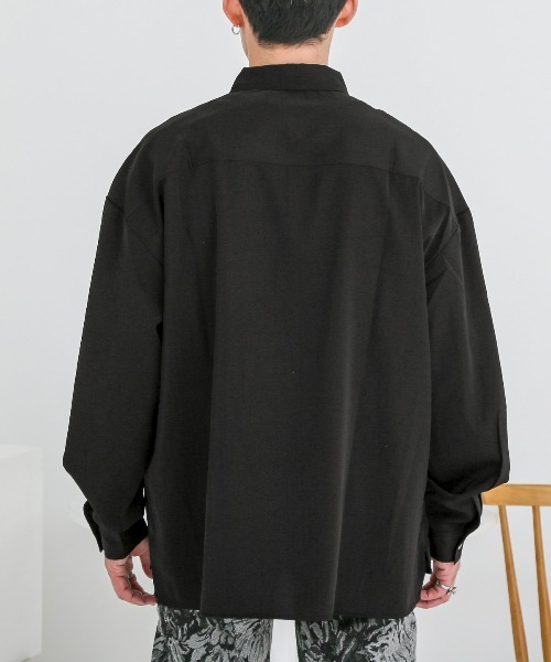 LUXSTYLE（ラグスタイル） シャツ バルーンスリーブ長袖シャツ メンズ