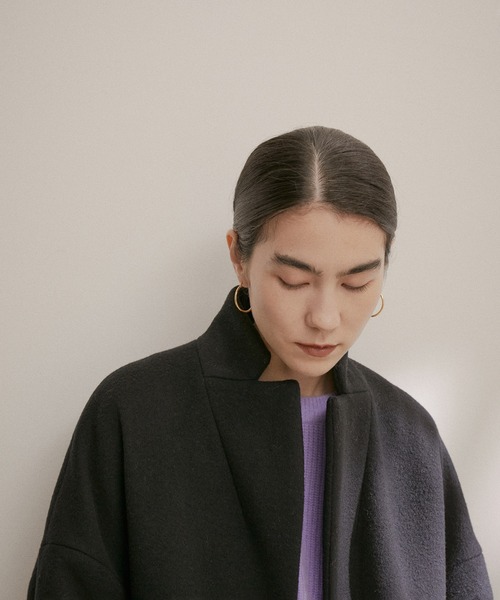 「SALON adam et rope'」 チェスターコート M キャメル レディース_画像5