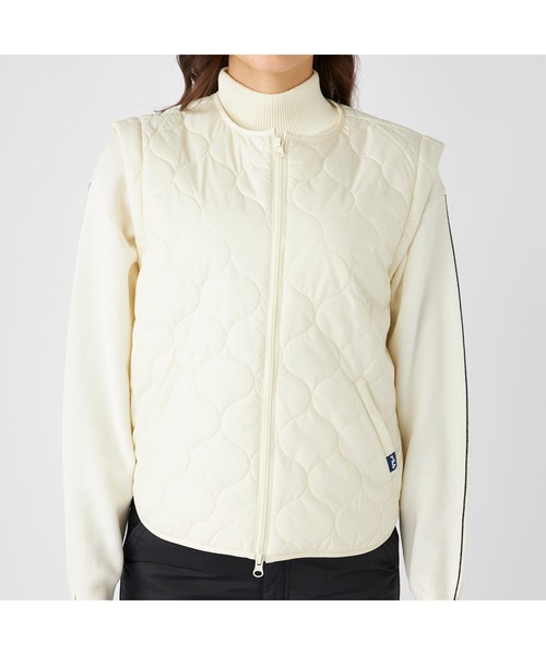 フィラゴルフ FILA GOLF 2WAY ウインド ジャケット サイズLL 白 FILA GOLF ブルゾン アウター 「FILA GOLF:フィラゴルフ」レディース