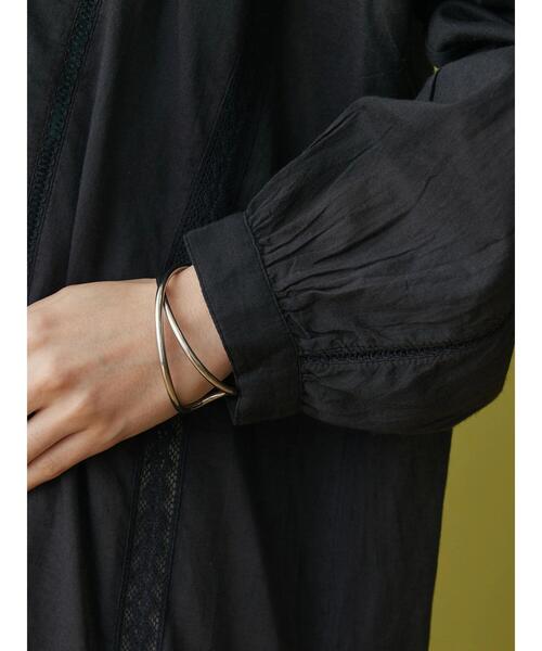 「CRAFT STANDARD BOUTIQUE」 長袖ワンピース FREE チャコールグレー レディース_画像6