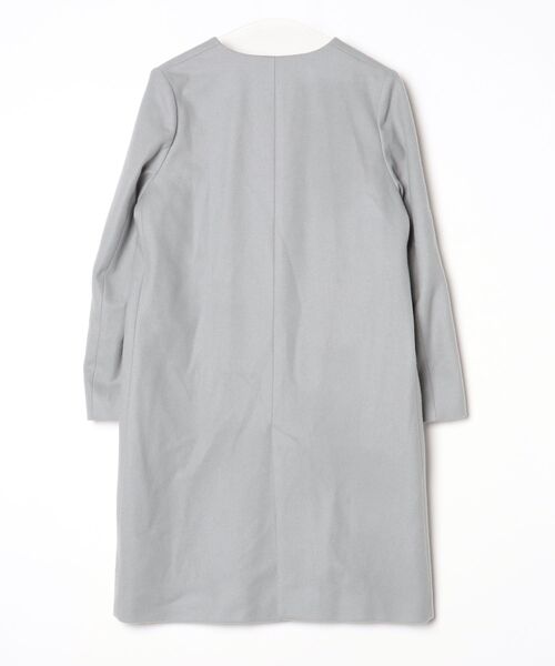新品UNITED ARROWSノーカラーコート BEAUTY＆YOUTH UNITED ARROWS コート アウター 毛ナイロン ノーカラー