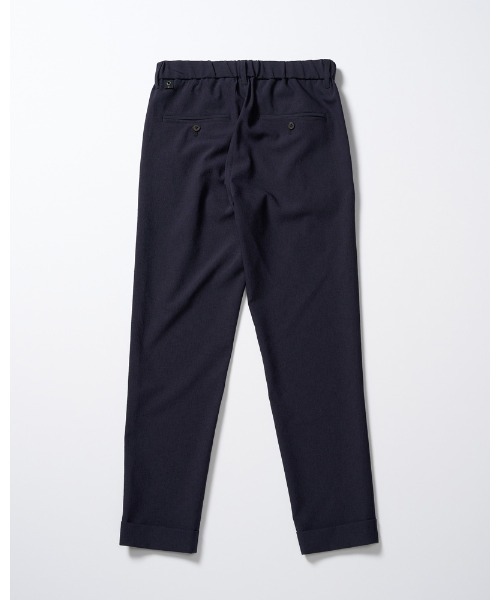 uvカット スラックス tuck slim slacks メンズの画像