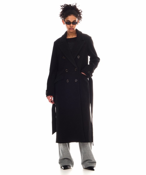 BEEDEN トレンチコート コート BOXY DOUBLE LONG COAT レディース 