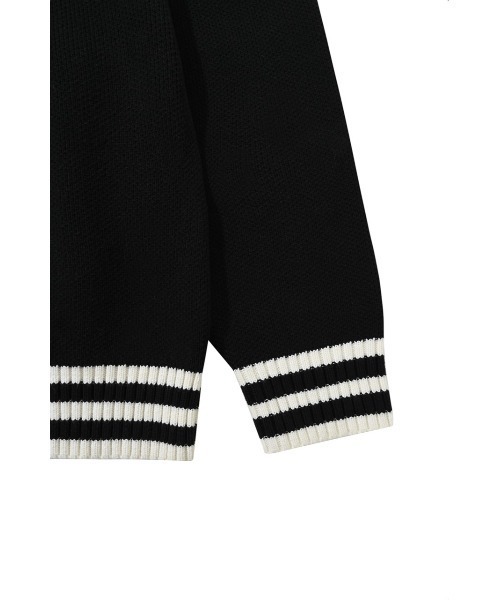 「OY」 ニットカーディガン M ブラック メンズ_画像4