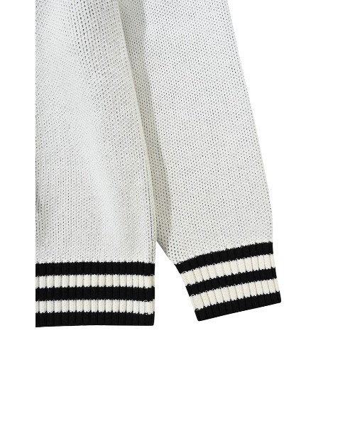 「OY」 ニットカーディガン M ブラック メンズ_画像9