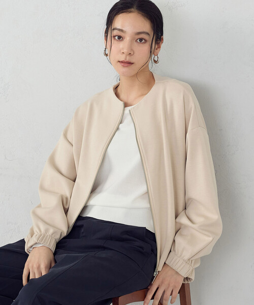 COMME CA ISM（コムサイズム） ブルゾン アウター ソフトダンボール 