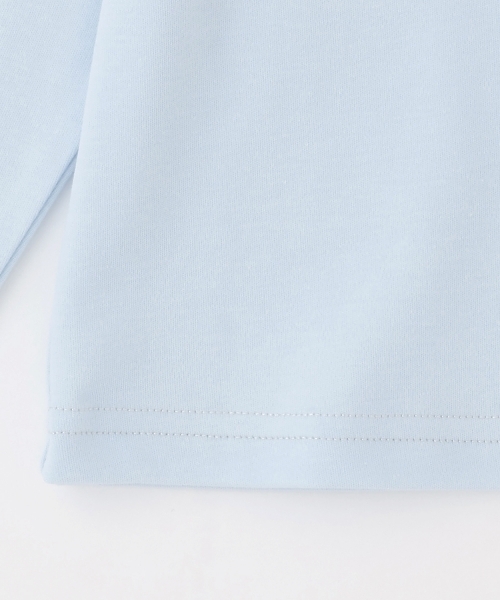 mezzo piano tシャツ ラインストーンロゴ 長袖Tシャツ キッズ 子供服