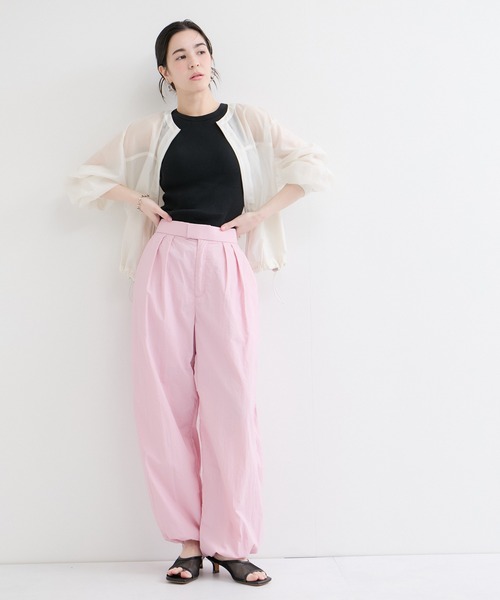 LE CERCLE par rope' コート アウター シアーブルゾン レディース