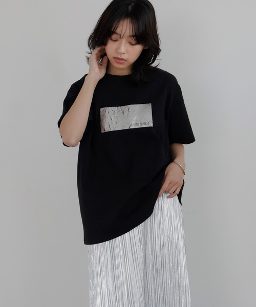 「hellam」 半袖Tシャツ FREE オフホワイト レディース_画像3