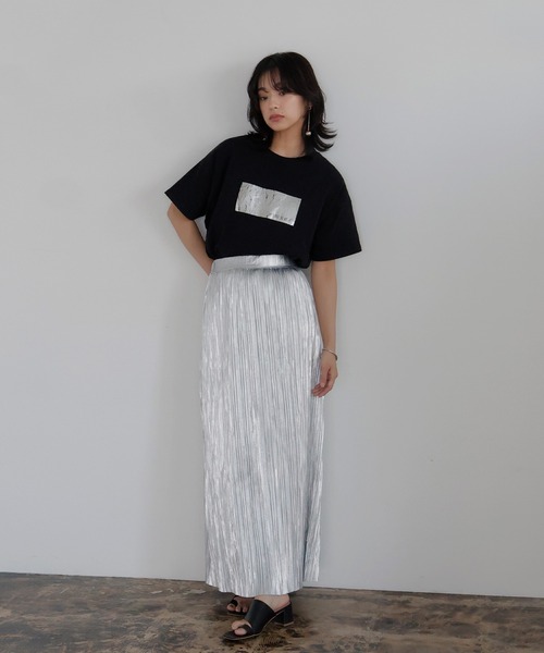 「hellam」 半袖Tシャツ FREE オフホワイト レディース_画像6