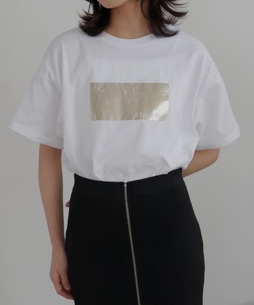 「hellam」 半袖Tシャツ FREE オフホワイト レディース_画像7