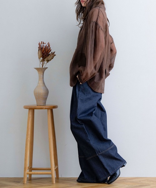 「NOAHL」 テーラードジャケット FREE オリーブ レディース_画像5