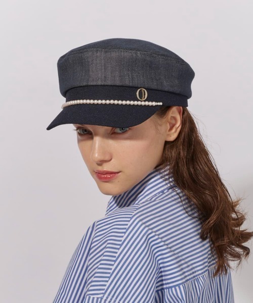 Chapeau d' O（シャポードオー） 帽子 キャスケット レディース Denim