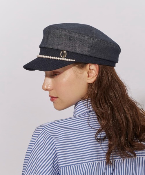 Chapeau d' O（シャポードオー） 帽子 キャスケット レディース Denim