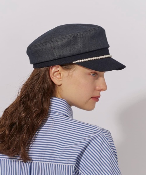 Chapeau d' O（シャポードオー） 帽子 キャスケット レディース Denim