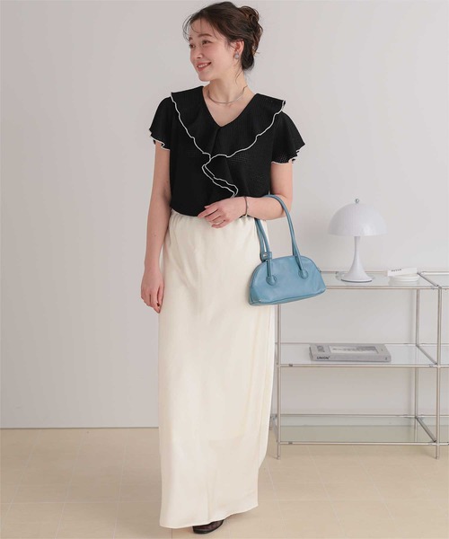 極美品 アリサナ 160cm ペイトン ロングスカート フォーマル 5点セット titivate（ティティベイト） ロング スカート 美シルエットサテン